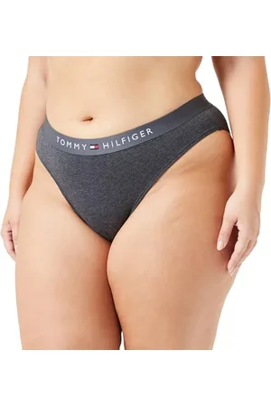 Tommy Hilfiger Bikini (Ext Sizes) UW0UW04145, Donna, (Dark Grey Ht), S