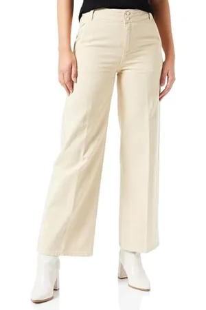Benetton Pantalone 4dukdf032, Jeans Donna, Sabbia 1J4, 38