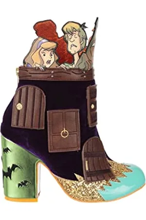 Irregular Choice Corridoio Raccapricciante, Stivaletto Donna, Colore: Verde e Marrone, 40 EU