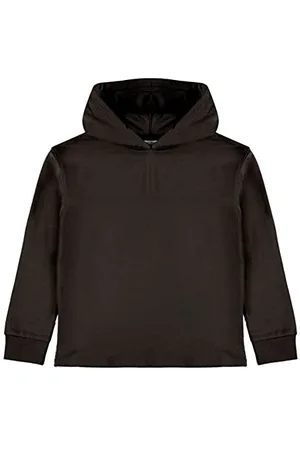 NAME IT Nkmnesweat W Hood Unb Noos, Felpa Con Cappuccio Bambini e ragazzi, (Black), 98
