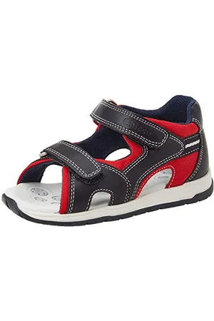chicco Sandalo Geremia, Sandali, Bimbo 0-24, Blu/Rosso, 21 EU