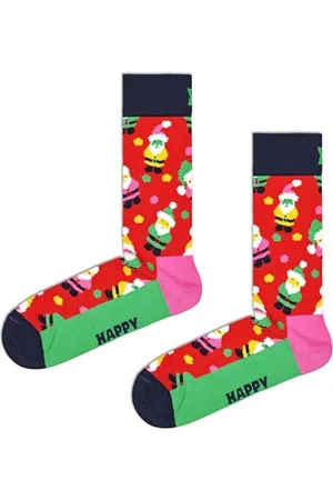 Happy Socks Happy Sock, Christmas Calzini Unisex Adulto, , 41-46