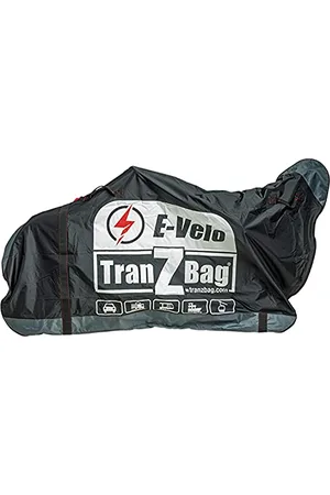 Evoc Borsa per il trasporto di biciclette TranZbag E-Velo, protezione per il trasporto di biciclette elettriche per ruote da 26" a 29+" (tracolla, uso universale, doppia cerniera)