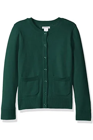 Amazon Cardigan uniforme aderente - colori fuori produzione Bambine e ragazze, , 6-7 anni