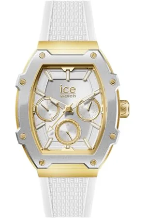 Ice-Watch ICE boliday White gold Steel - Orologio bianco da Uomocon Cinturino in silicone - 023897 (Medium)