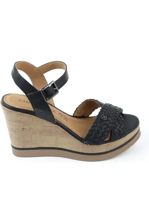 Chattawak 13nelsnoir40, Sandali con Tacco Donna, , 40 EU