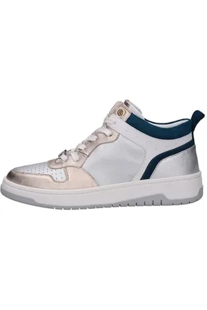 Bugatti 435-AI332, Scarpe da Ginnastica Donna, Argento/Multicolore, 40 EU