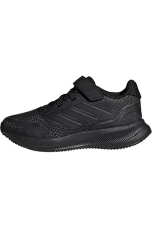 adidas RUNFALCON 5 Shoes Kids, Scarpe da Corsa, Core Black/Core Black/Core Black, 31.5 EU