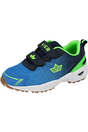 LICO Flori V, Scape per Sport Indoor Unisex-Bambini, Blu (Blau/Marine/Lemon Blau/Marine/Lemon), 27 EU