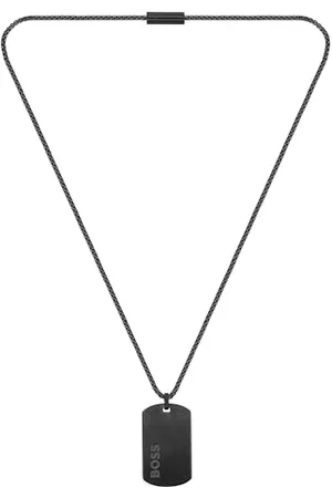 HUGO BOSS Jewelry Collana con Pendente da Uomo Collezione ID con Placcatura in (IP) - 1580052