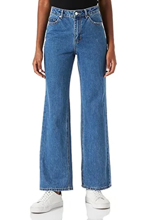 VERO MODA Vmkithy HR Sciolto Dritto Li368 Ga Noos Jeans, , 28W x 32L Donna