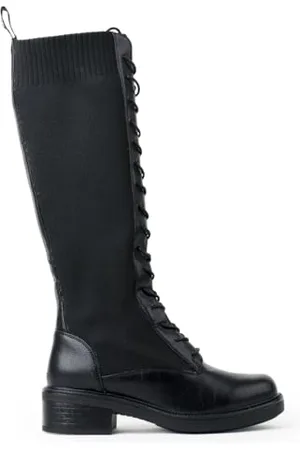 Chattawak 16ROJANOIR37, Stivali ad Altezza Ginocchio Donna, Noir, 37 EU