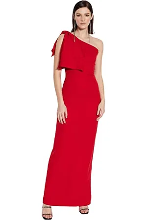 Trendyol Abito da Sera Aderente in Tessuto a Trapezio da, , 70 Donna