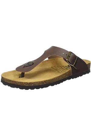 LICO Bioline Trend, Pantofole a Collo Basso Uomo, Marrone (Braun Braun), 36 EU