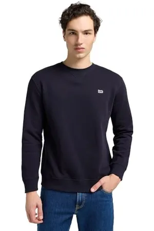 Lee Plain Crew SWS Felpa Uomo, , 4XL