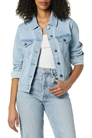 Amazon Giacca in Jeans (Taglie Forti Disponibili) Donna, , S