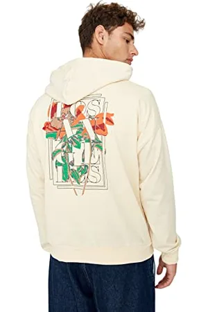 Trendyol Felpa Oversize con Cappuccio Maglia di Tuta, , S Uomo