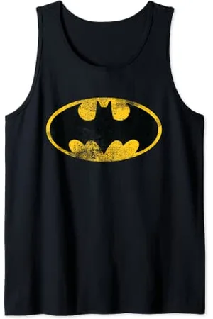DC Comics Originals DC Batman Logo classico invecchiato Canotta