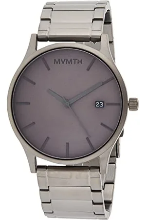 MVMT Orologio Analogico al Quarzo da uomo con cinturino in acciaio inossidabile Grigio - D-MM01-GR
