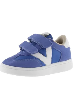 victoria Sneaker Unisex Millas Nylon & Pezzi in Crosta di Pelle Abbinati & Strappo 1118105 per Bambini Azul 32