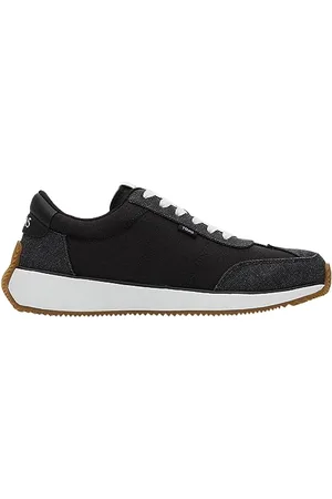 TOMS Wyndon, Scarpe da Ginnastica Donna, Black Slubby Woven/Washed Canvas, 42 EU