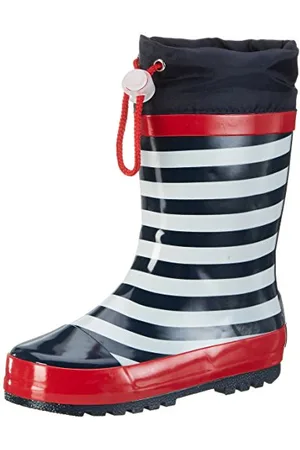 Playshoes Stivali di Gomma Unisex - Bambini e ragazzi, Blu (Maritim), 30/31 EU