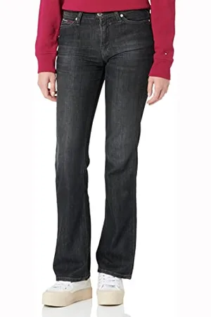 Tommy Hilfiger Maddie MR Bootcut DF1181 DW0DW14139 Pantaloni, ( Black), 28W / 34L Donna