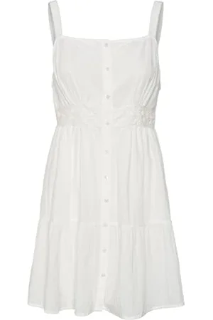 VERO MODA VMMILAN SL Short Dress Wvn Vestito, Snow White, S da Donna