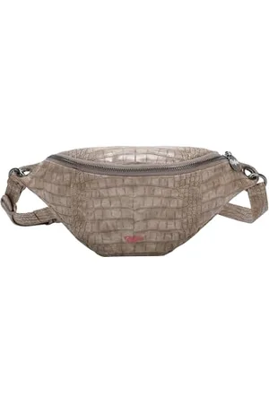 Buffalo Bum Soft Croco Tortora, Cross Donna
