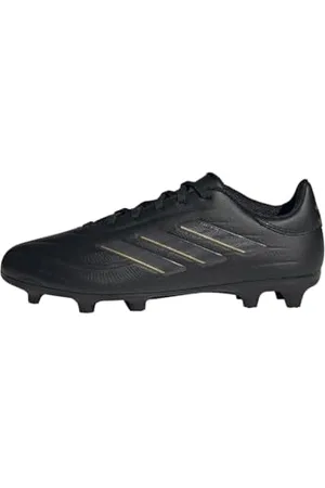 adidas Copa Pure II League Football Boots Firm Ground, Scarpe da Calcio, Core Black/Carbon/Gold Metallic, 28.5 EU