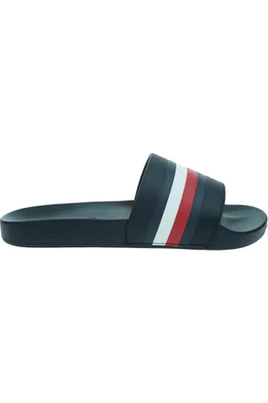 Tommy Hilfiger Uomo Scarpe da Mare Pool Slide con Branding Tommy, (Black), 41