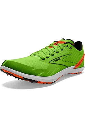 Brooks Draft XC Spikeless, Sneaker Uomo, Green Gecko/Red Orange/White, 44 EU