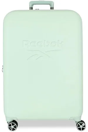 Reebok Franklin, valigia da cabina, set valigie, realizzato in ABS, materiale resistente e leggero, chiusura TSA, quattro ruote doppie a rotazione multidirezionale, di Joumma Bags, , 48 cm x 70
