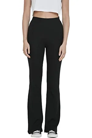 Noisy May Pantaloni a Zampa in Vita Elastica con Gamba a Zampa, Colore: , Taglia:XL
