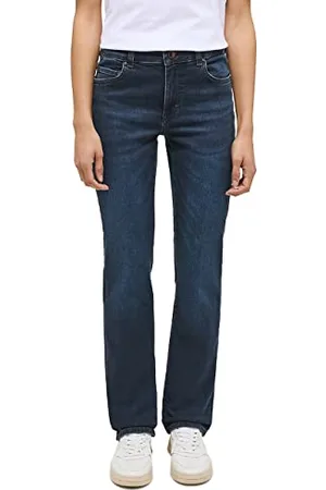Mustang Style Crosby Relaxed Straight Jeans, ( Scuro 882), 31W / 30L Donna