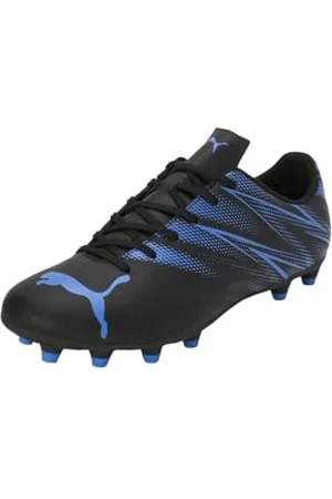 PUMA Attacanto Fg/Ag, Soccer Shoe Uomo, Black Bluemazing, 40.5 EU