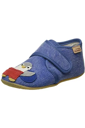 Living Kitzbühel Babyklettschuh Eisbär & Pinguin Recycled Cotton, Ciabatte, , 18 EU