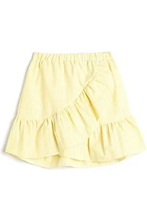 Koton Mini Skirt Ruffle Tiered Elastic Waistband Gonna, (1S6), 4-5 Jahre delle Ragazze