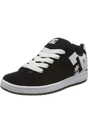 Dcshoes Court Graffik, Scarpa da Skate, Black/White, 30 EU