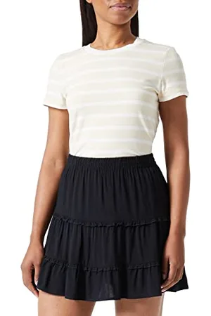 VERO MODA Vmeasy FRL Mini Skirt R1 Wvn Ga Gonna, , L Donna
