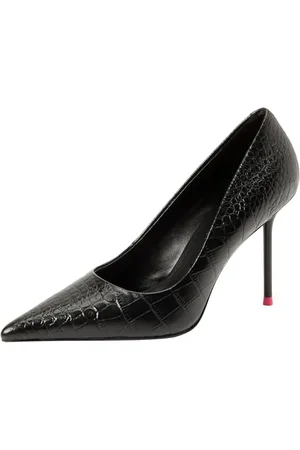 Pinko Chopin Decollete Pelle ST.COCC, Scarpe Donna, ZD0_Nero/Nero, 38 EU