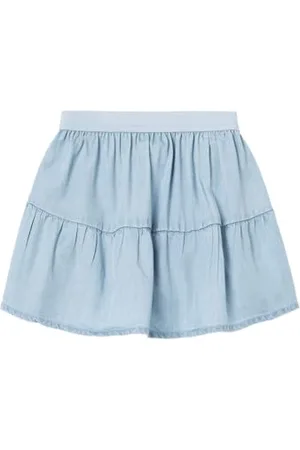 NAME IT Nmfmia Wide DNM Skirt 5617-hi J Gonna in Jeans, , 92 Bambine e Ragazze
