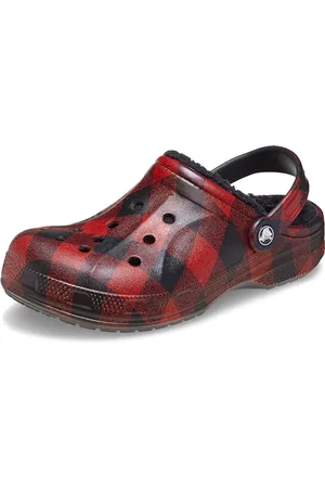 Crocs Ralen Lined Clog K, Zoccoli Unisex - Bambini e ragazzi, Black/Multi, 24/26 EU