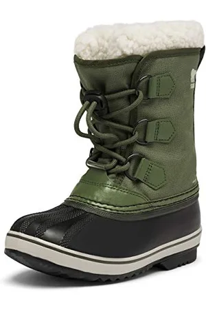 sorel Yoot Pac Nylon WP, Stivali da Neve Impermeabili Unisex - Bambini e ragazzi, Verde (Hiker Green 211), 26 EU