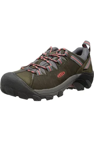 Keen Targhee 2 Waterproof, Scarpe da Escursionismo Donna, Grigio (Magnet/Coral), 40 EU