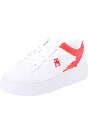 Tommy Hilfiger Sneakers Donna con Zeppa, (White), 37