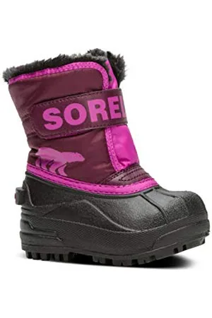sorel Snow Commander Waterproof, Stivali Invernali Unisex-Bimbi 0-24, Viola, 23 EU
