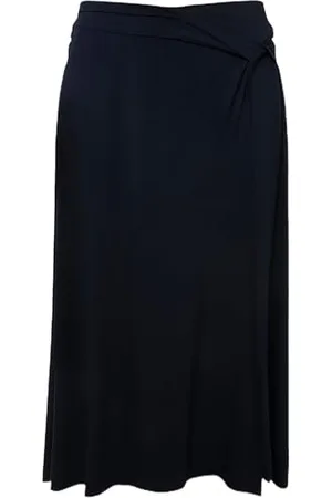 Ulla Popken Gonna con Dettaglio Nodo Speciale 829360, , 56-58 Donna