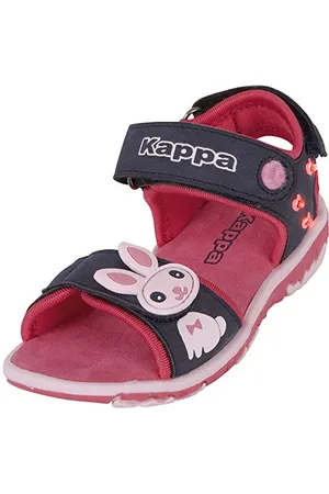 Kappa Coney K Mocassino Unisex - Bambini e ragazzi, Blu (Navy/Pink), 25 EU