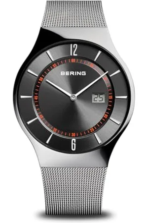 Bering Orologio Analogico-Digitale al Quarzo Uomo con Cinturino in Acciaio Inossidabile 51640-077-A